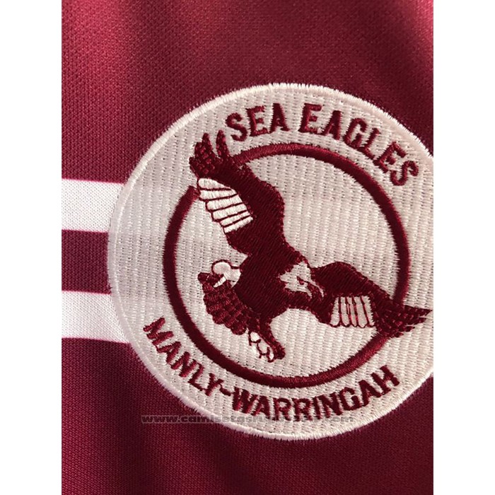 Camiseta Manly Warringah Sea Eagles Rugby 1987 Retro